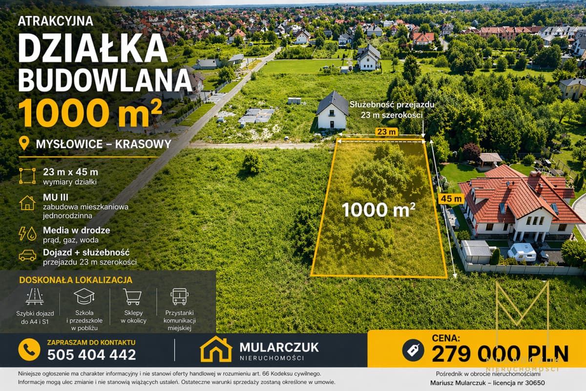 Działka (Budowlana) - Mysłowice, Mysłowice, Plebiscytowa - zdjęcie 1
